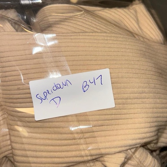 Superdown Cream Long Sleeve Dress with Tie Detail - Picture 8 of 8